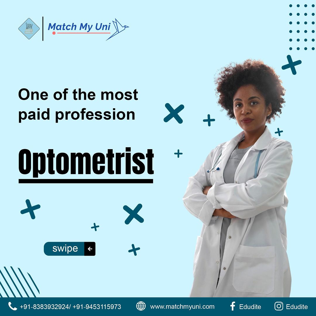 matchmyuni's tweet photo. With the increasing eye disease around the world #OPTOMETRIST are one that every clinic and health center is searching for.

Apply with #Edudite to become a #OPTOMETRIST.

#overseaseducation #studyabroad #studyinIndia #studyoverseas #highereducation  #matchmyuni https://t.co/Ywg7aq7Sx0