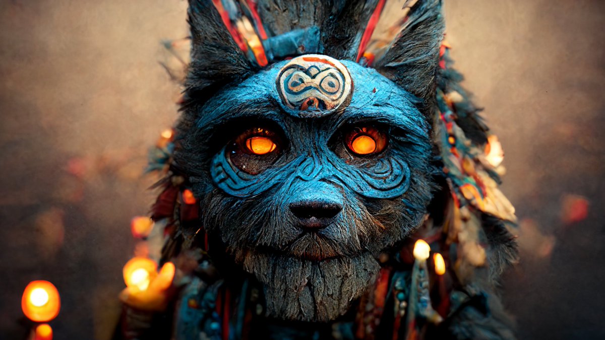 WolfdogCure's tweet photo. Ai ... 🐺shaman😊 https://t.co/0D6HbmKx9r