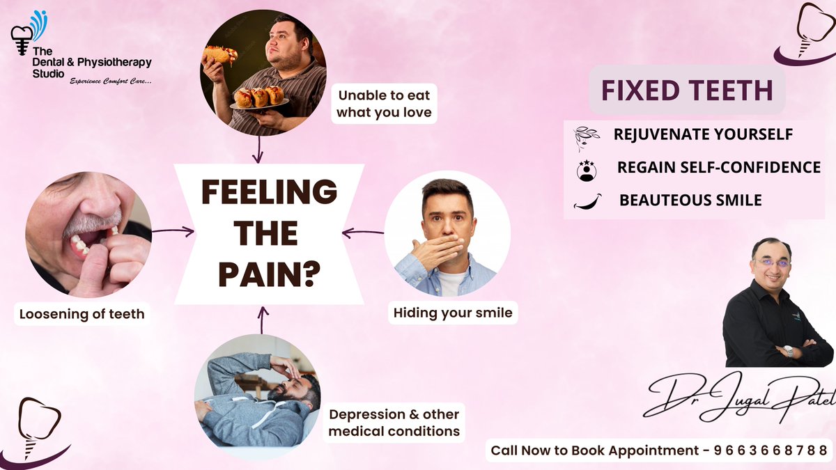 TD24byJugal's tweet image. Fixed Teeth on Dental Implants can help you get your life back..

#dentalimplants
#td24
#fixedteeth
#bestdentalimplants
#immediateloading
#enjoylife
#missingteeth