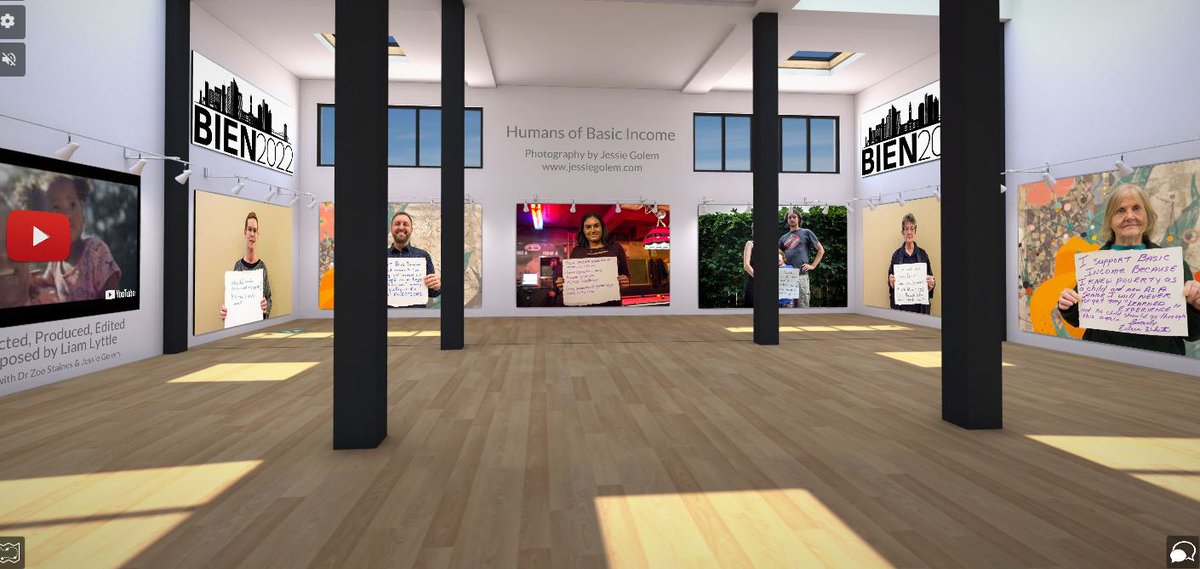 Reflecting on this virtual exhibition of <a href="/jessiegolem/">Jessie Golem</a>'s 'Humans of Basic Income' photography that we set up for the <a href="/bien2022/">BIEN2022</a> <a href="/BasicIncomeOrg/">Basic Income Earth</a> conference in Australia last September. 

Such beautiful and powerful images, <a href="/humansbasic/">humans of basic income</a>

Still avail here:  artsteps.com/view/630014d82…