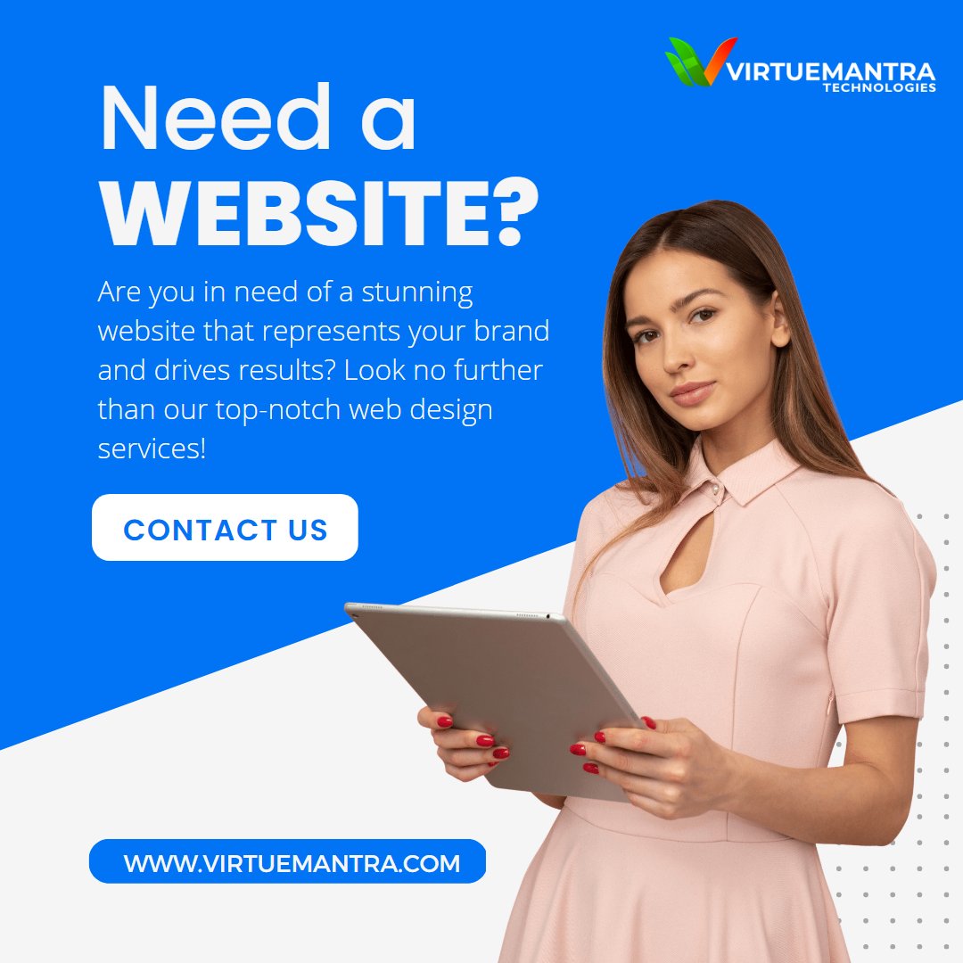 virtuemantra's tweet photo. Attention all #businessowners and #entrepreneurs! Are you in need of a stunning website that represents your brand and drives results? Look no further than our top-notch #webdesignservices! 
----
Contact us Today:
👉 https://t.co/xubp6kqOtM
📞 +91-8445640989 /+91-9634843418 https://t.co/TCXhmH1Lyy