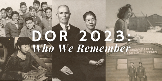 DenshoProject's tweet photo. Today is February 19, the 81st anniversary of #EO9066. On this #DayOfRemembrance, we ask the Densho community to share photos and stories of the ancestors we are holding in our hearts. Share your own remembrance using #WhoWeRemember or use our form: https://t.co/YOzMtOCcM1 https://t.co/B41IYxsBQw