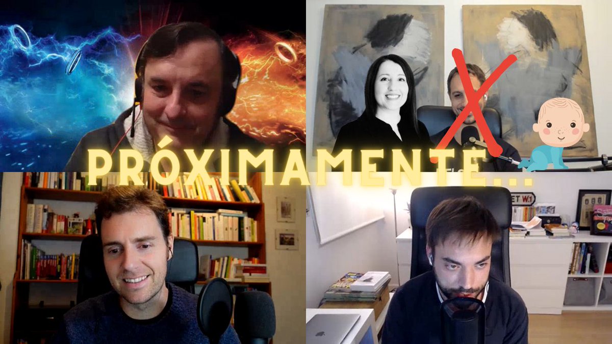 polymatas's tweet photo. El lunes volvemos con un especial (Entre Polymatas). Tenía muchas ganas 🙂. Repiten los sospechosos habituales: @Recuenco y @SergioParra_ , pero hemos cambiado a @jaime_rdes por @moquintana por baja paternal.

⭕️Enviadme preguntas para que respondamos y un RT por la causa 😉 https://t.co/JeeohN867V