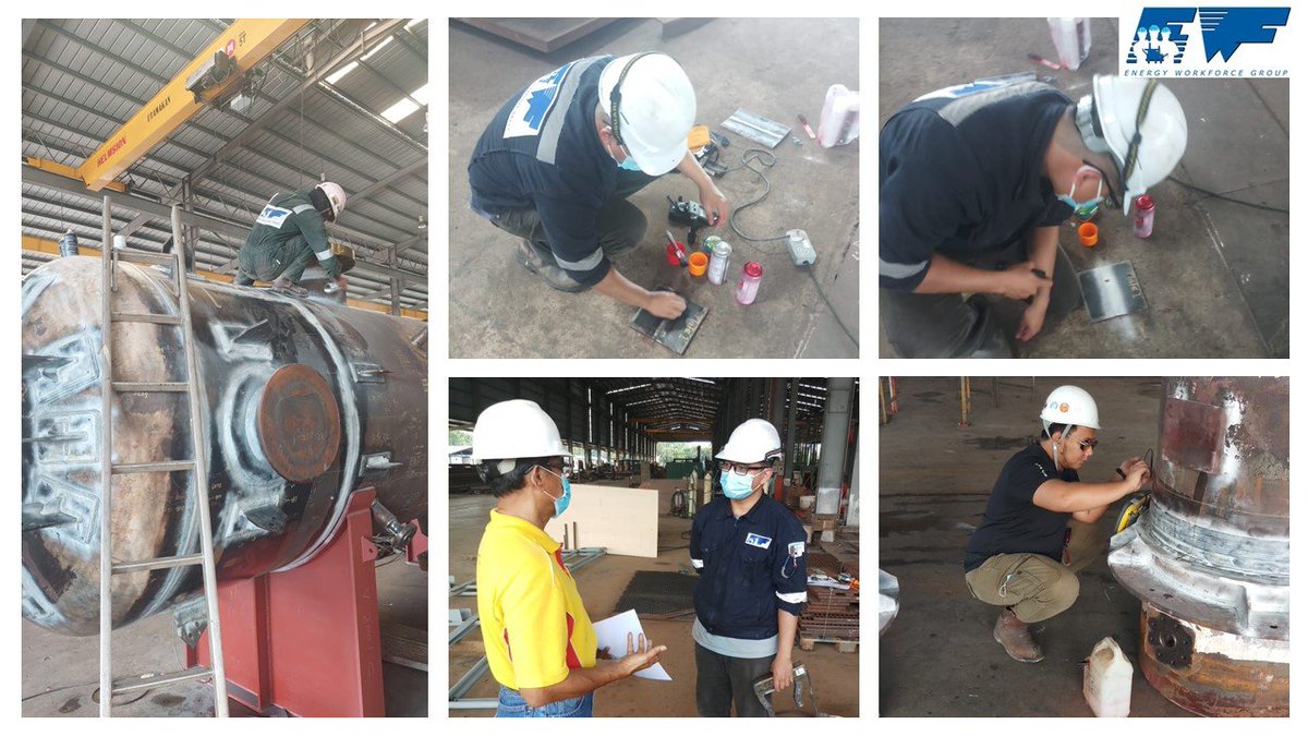 Energy Workforce performed UT and PT for one of our Fabrication yard client!
#energyworkforcegroup #ewfgroup #fabricationyard #ultrasonictesting #dyepenetranttesting #nondestructivetesting