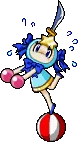 today's clown of the day is Acrobat Aqua from Bomberman! 