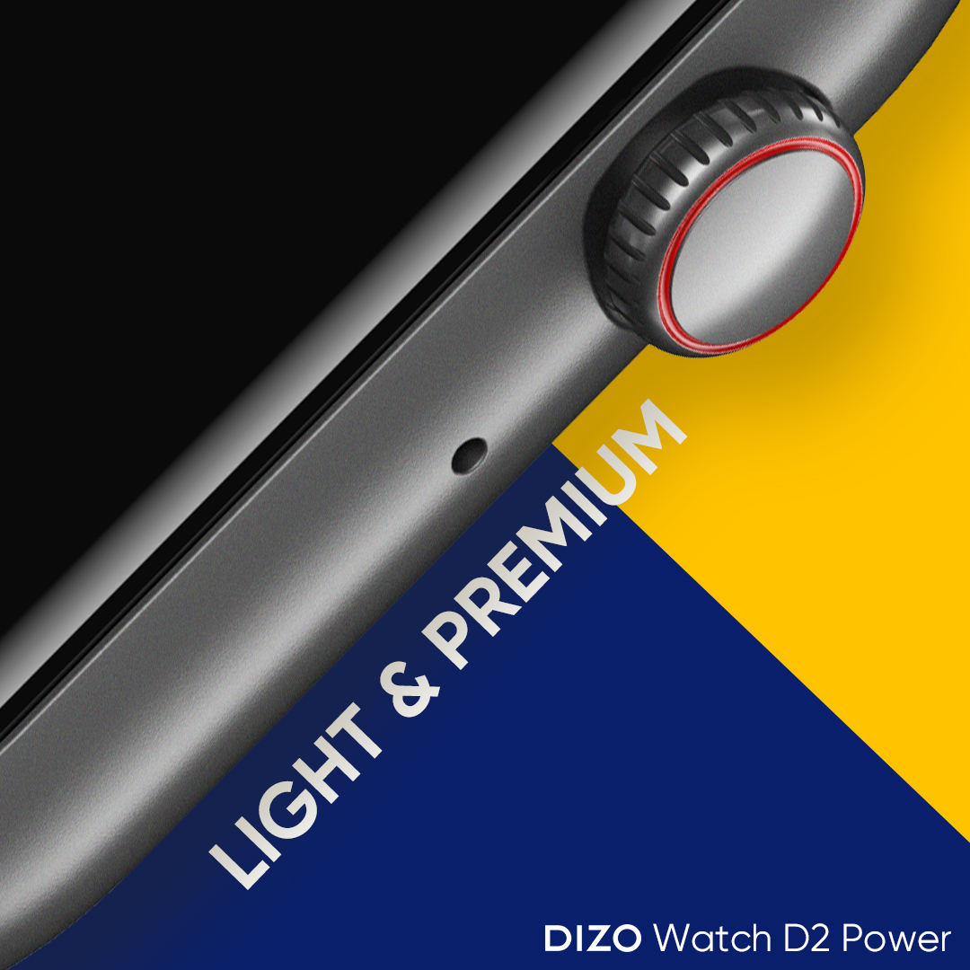 DIZOTech's tweet photo. A smartwatch so light that you won't notice, and so awesome that others won't stop noticing😮

🛒 on @amazonIN at just ₹1,799/- 20th Feb, 12 PM onwards.
⌚ https://t.co/t7dewnIh6b

#PowerToGoBig #BeDifferent #WeAreTheFirst https://t.co/P1d1vBafnr