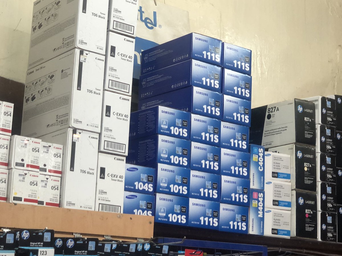 ONESTOPONLINELS's tweet photo. Brand new arrivals for all your printing needs 📞☎️📲#onlinestationerylusaka #stationery #inkcatridges #tonercatridges #Canon #Hp @ONESTOPONLINELS 
🇿🇲🚛🚚📦 https://t.co/qiDNNCVnUL