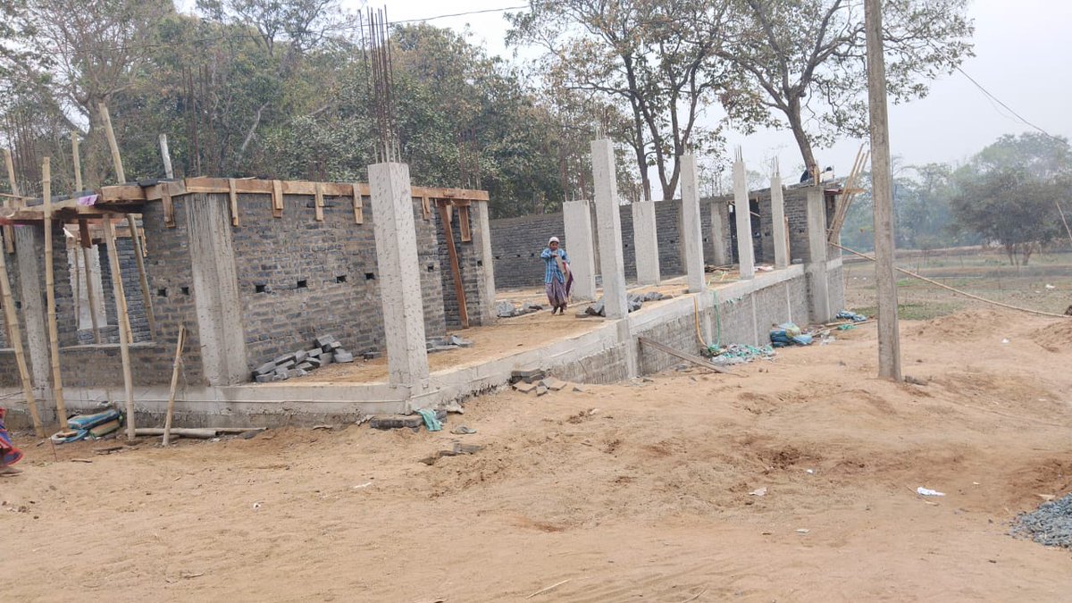 On-going Construction of Common Facility Centre (CFC) at #Rangamatia Cluster of #Mayurbhanj Dist. under #OMBADC project implemented by <a href="/DhciOdisha/">Directorate of Handicrafts Odisha</a>

 <a href="/ombadc/">OMBADC MAYURBHANJ</a> 
<a href="/OMBADC1/">OMBADC</a> 
<a href="/HTH_Odisha/">Handlooms,Textiles & Handicrafts Department,Odisha</a>
