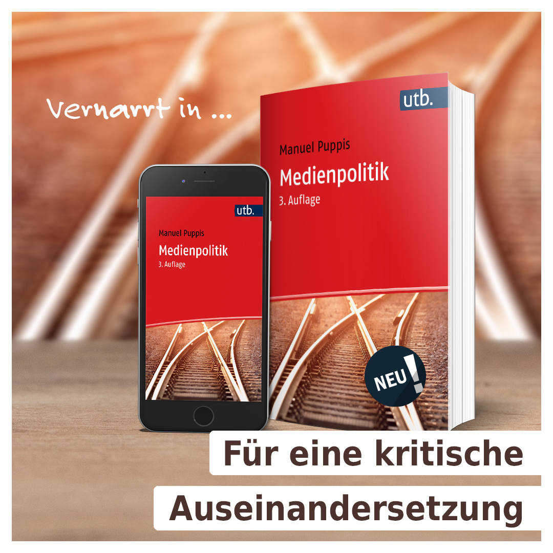Wie kann sichergestellt werden, dass Medien ihre wichtige Funktion in einer demokratischen Gesellschaft erfüllen? Darum geht es in der Neuauflage von #Medienpolitik von <a href="/ManuelPuppis/">Manuel Puppis at mastodon.online & bsky.social</a>:
utb.de/doi/book/10.36…

<a href="/utb_stuttgart/">UTB Verlag</a> #uvkverlag #vernarrtinwissen