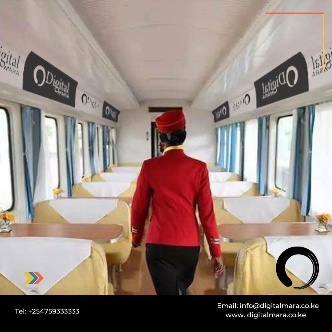Trains cover wide distances which also ensures that the advertising message reaches diverse audiences spread across different areas. Contact us today and find out how you can get the most out of train advertising. 
#oohadvertising #trainadvertising #advertisingkenya #digitalmara