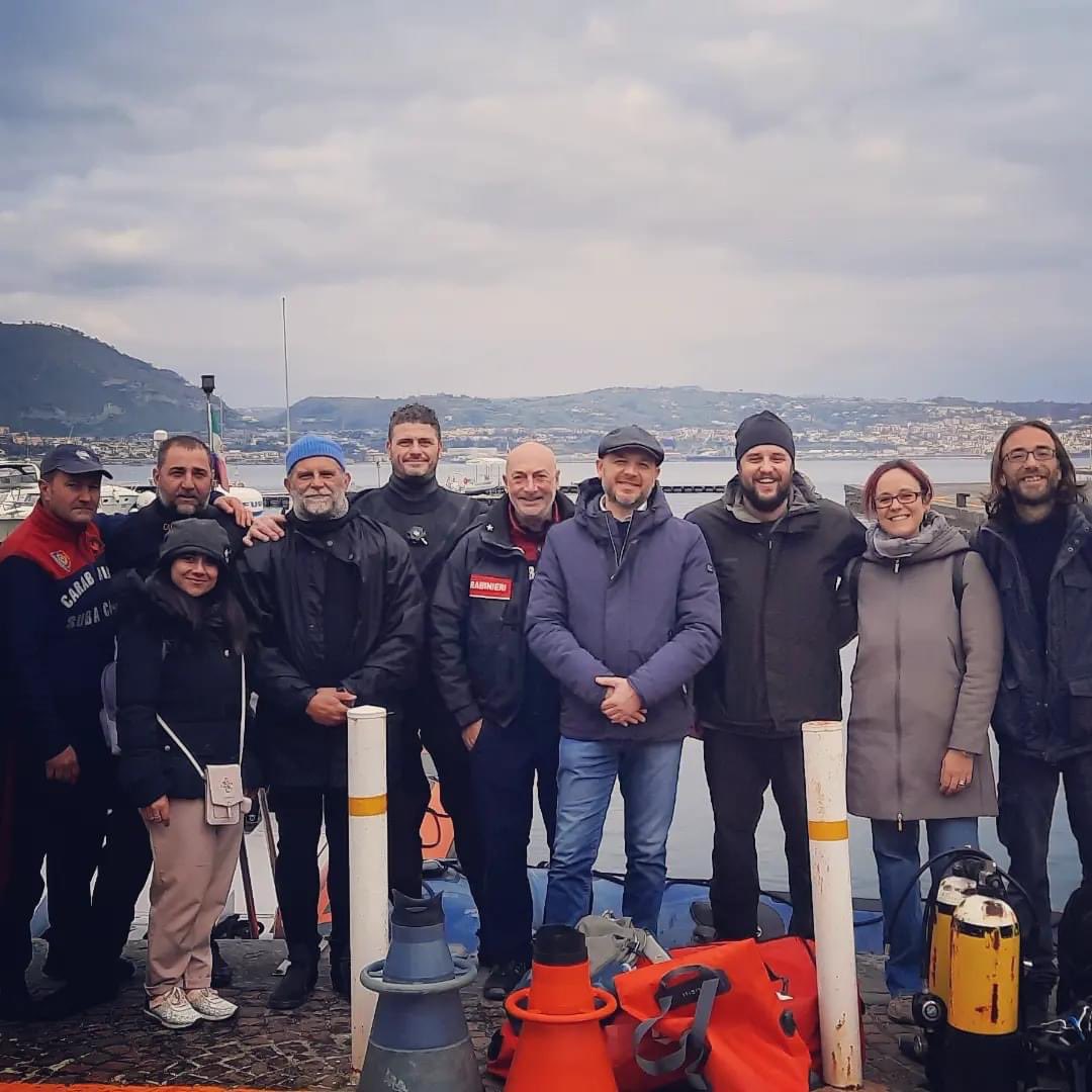 Soprintendenza ABAP per l’area metropolitana di Napoli, Carabinieri Subacquei, Università della Campania e Scuola Superiore Meridionale insieme per il #patrimonio archeologico costiero e subacqueo. Un’intensa giornata di sopralluoghi tra Miseno e la Ripa Puteolana. #archeologia