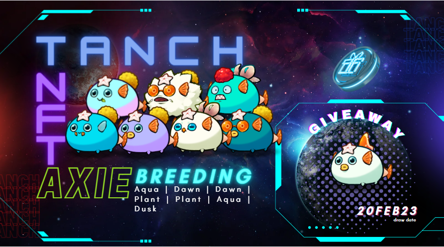 Bred some of the best bubble axie. Also wanna also give a shoutout my bubble friends on LB!

To celebrate, I will be giving away an axie for free.

To participate:
1- Like, RT and Tag 3 of your friends
2- Follow <a href="/tanchNFT/">tanch.ron | Wild Forest 🐯</a> <a href="/Elm0momo/">Elm0momo.ron</a> <a href="/Khairru_Axiegg/">Khairru</a>  <a href="/NdarPlay/">Ndar</a> @siomaiOrigins
