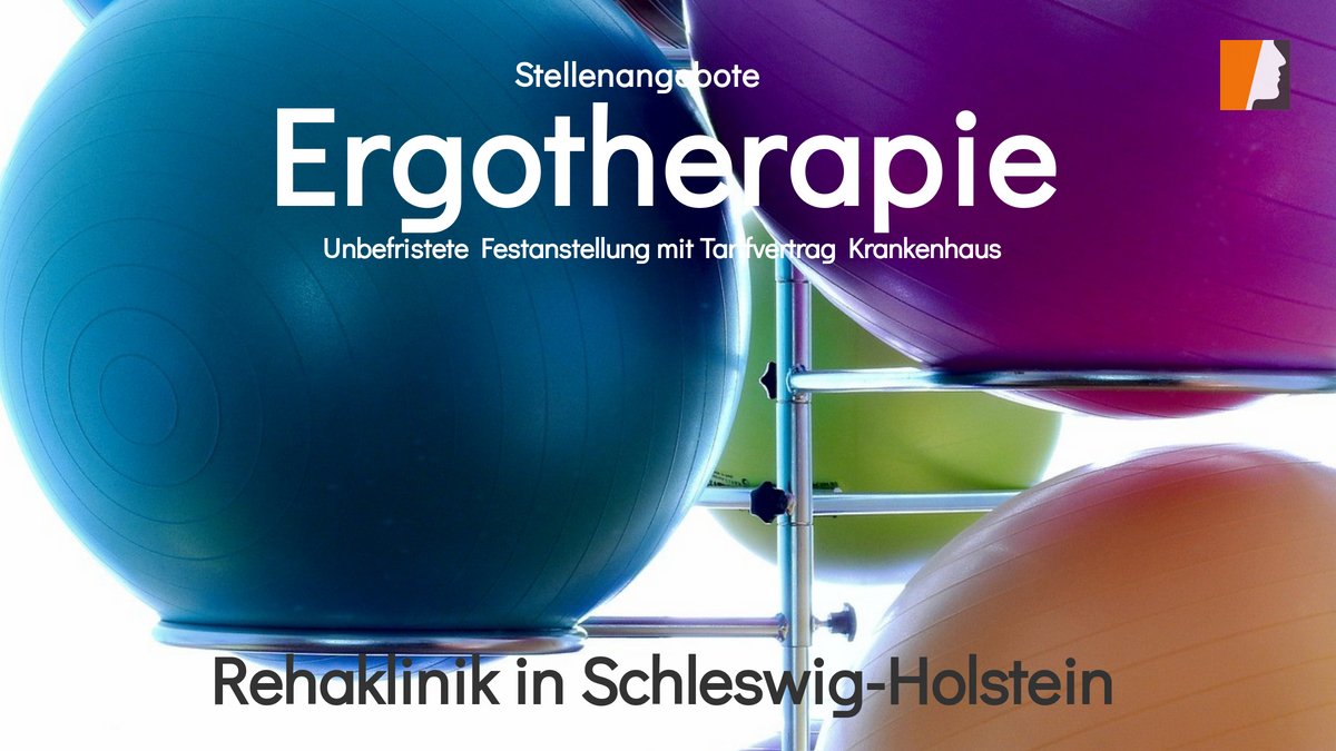 Stellenangebot Ergotherapie -Kinder- und Jugendliche in Schleswig-Holstein 

Die Eltern-Kind-Klinik bietet die Rehabiltation von Frührehabilitation bis zur schulischen und beruflichen Wiedereingliederung (Phase B-E) an. #Stellenangebot #Ergotherapeut hier:
rpb.li/HDd