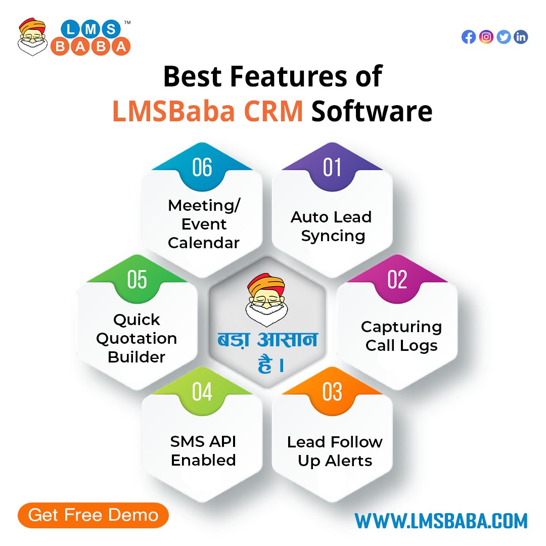 Best Features of LMSBaba Software You Should to Know...

Visit: lmsbaba.com
Call:+91-858687089 4
#leadmanagement #crm #leads #lmsbaba #crmsoftware #marketing #leadgeneration #sales #business #lmsbaba #customerrelationshipmanagement #invoicingsoftware #lms