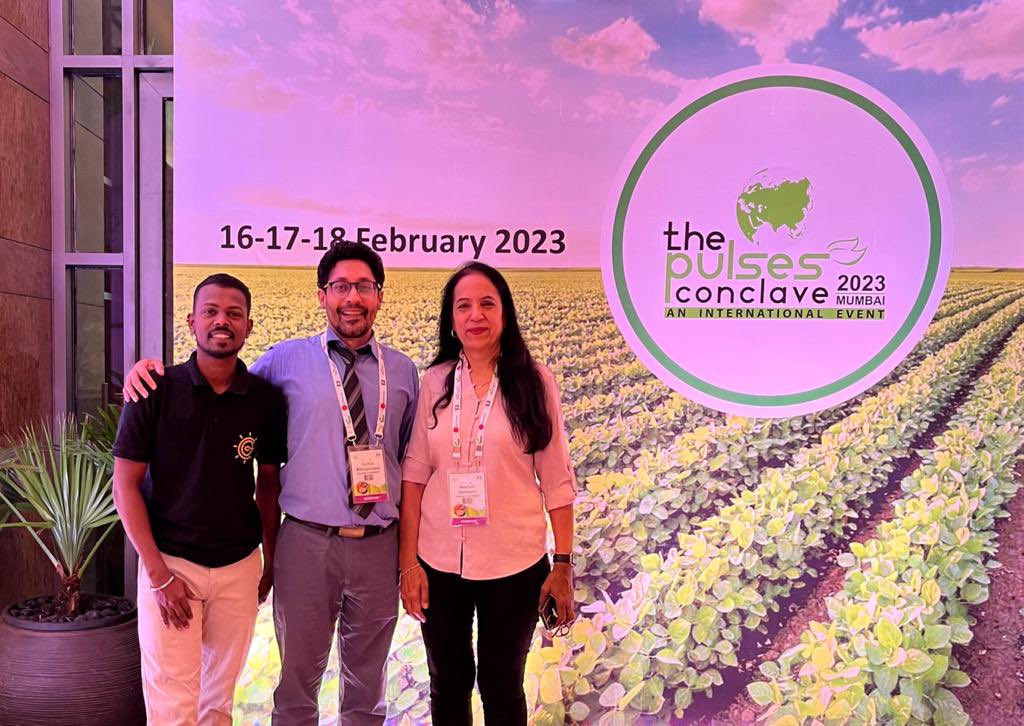 tbr_india's tweet photo. We’re at the international Pulses Conclave 2023, advocating for millets and pulses as part of a healthy diet! If you’re near the Grand Hyatt in Mumbai, come say hi to us at booth 7 (Feb 17-18) 👋😁

#TogetherWeCan #EndMalnutrition #BuildNutritionSecurity https://t.co/VbMcG2RxPc