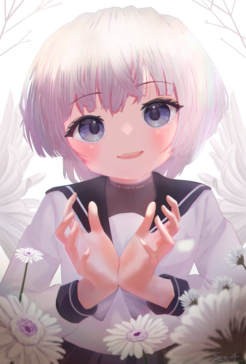 sen_sss_'s tweet photo. 🤍#illustration🖤 https://t.co/uri1Ggl0Zy