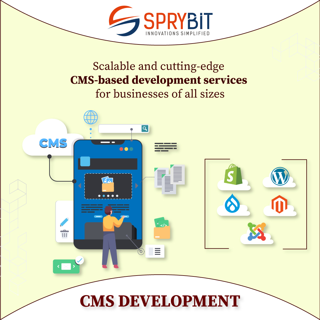 SpryBit's tweet photo. Switch from a legacy CMS to a high-performing, customized, modern platform & access the tools and features as per your customers’ expectations. #SpryBit’s #CMSDevelopmentServices will help you remain on the cutting edge.
Visit - https://t.co/VZunmfmyxo
#CMS #CMSDevelopment https://t.co/Bqsb7tXkAm