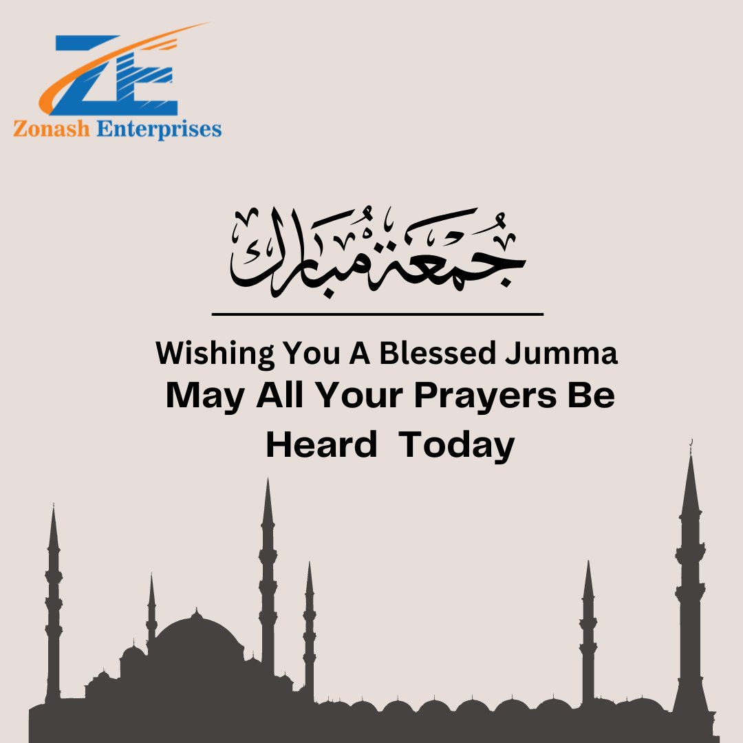 KpkTotex's tweet photo. Wishing you a blessed Jumma !
.
.
#zonashenterprises #saraakuch #totex #friday #jummahmubarak #jumma #goodday #blessedfriday #allah #dua #prayer #salah #ameen #alhamdulillah #Jannah https://t.co/pCSWqlxCwS