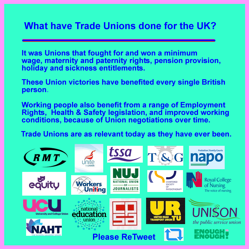 STRIKES At a time rail workers, posties, nurses, ambulance staff, teachers. civil servants all soon to be joined by junior doctors plan strikes REMEMBER #ToriesOut225 #SunakOut116 #GeneralElectionNow #EnoughlsEnough #StrongerTogether