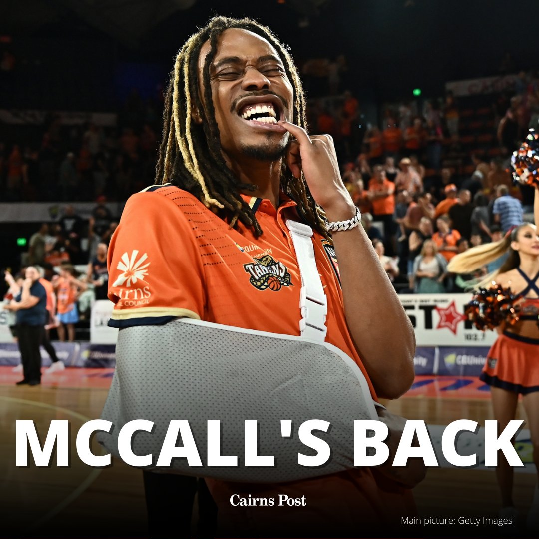 The news every <a href="/CairnsTaipans/">Cairns Taipans</a> fan was waiting for: Tahjere McCall WILL suit up for the Snakes' win-or-go-home clash with the Kings. #NBL23 #NBLFinals 
Preview > cairnspost.com.au/sport/nbl-play…