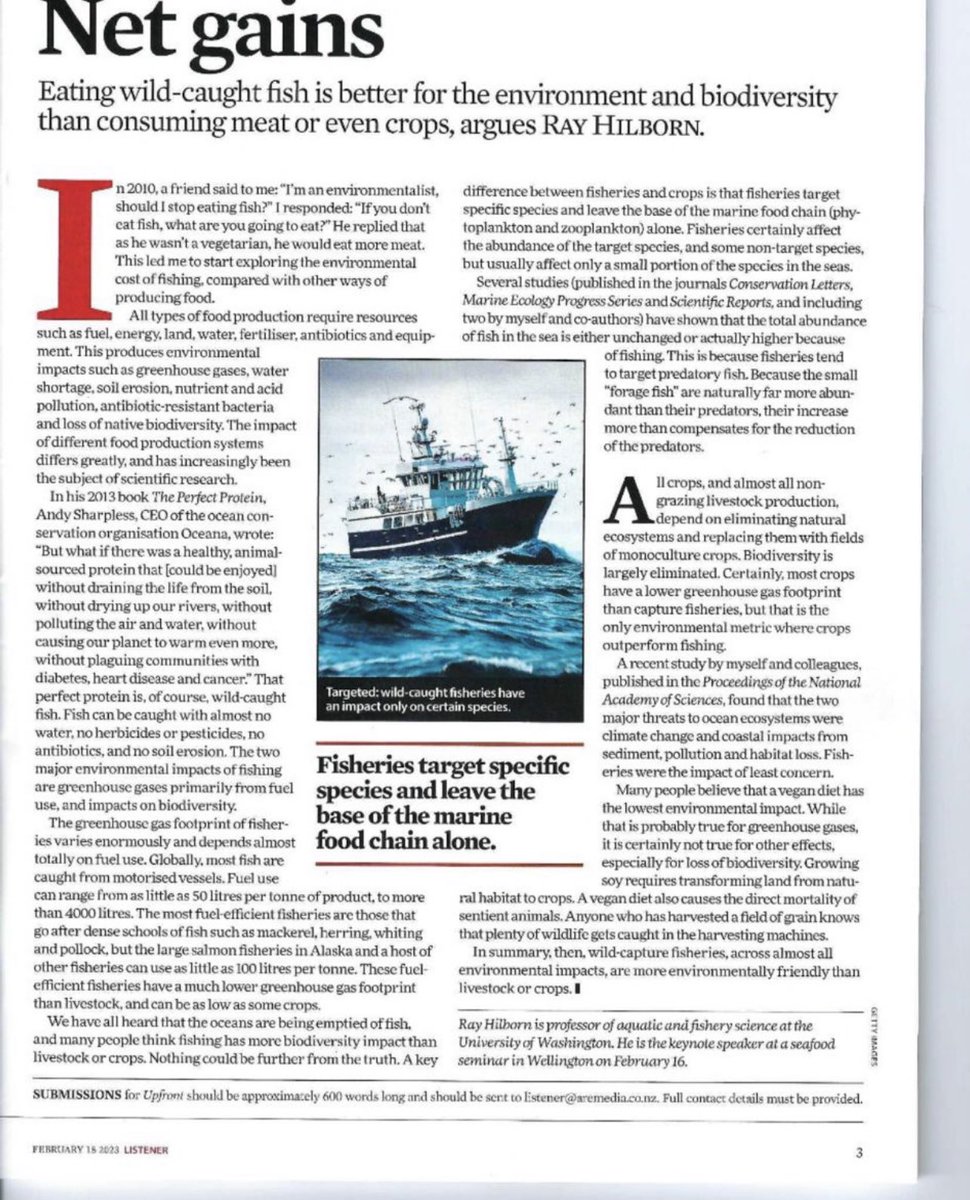 Very interesting piece by Ray Hillborn