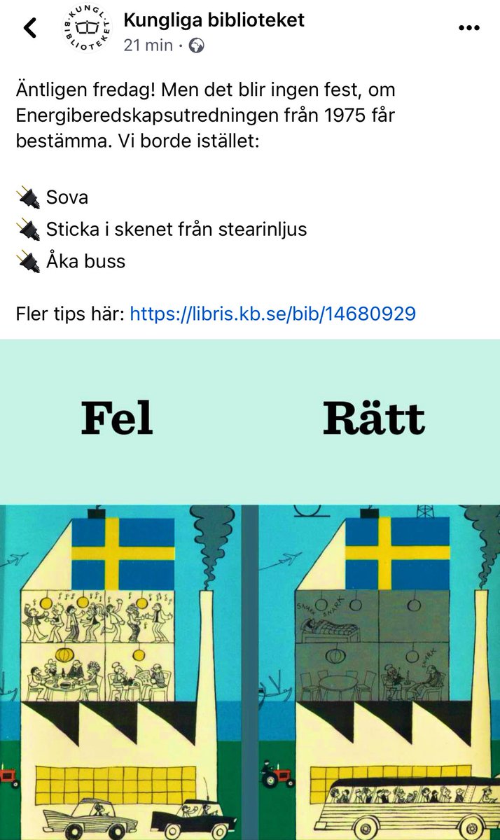 SOU_min_SOU's tweet photo. SOU 1975:61. ”Energiberedskap för kristid”

Fulltext:
https://t.co/dkYHaNF9Xh https://t.co/J13uchrdT6
