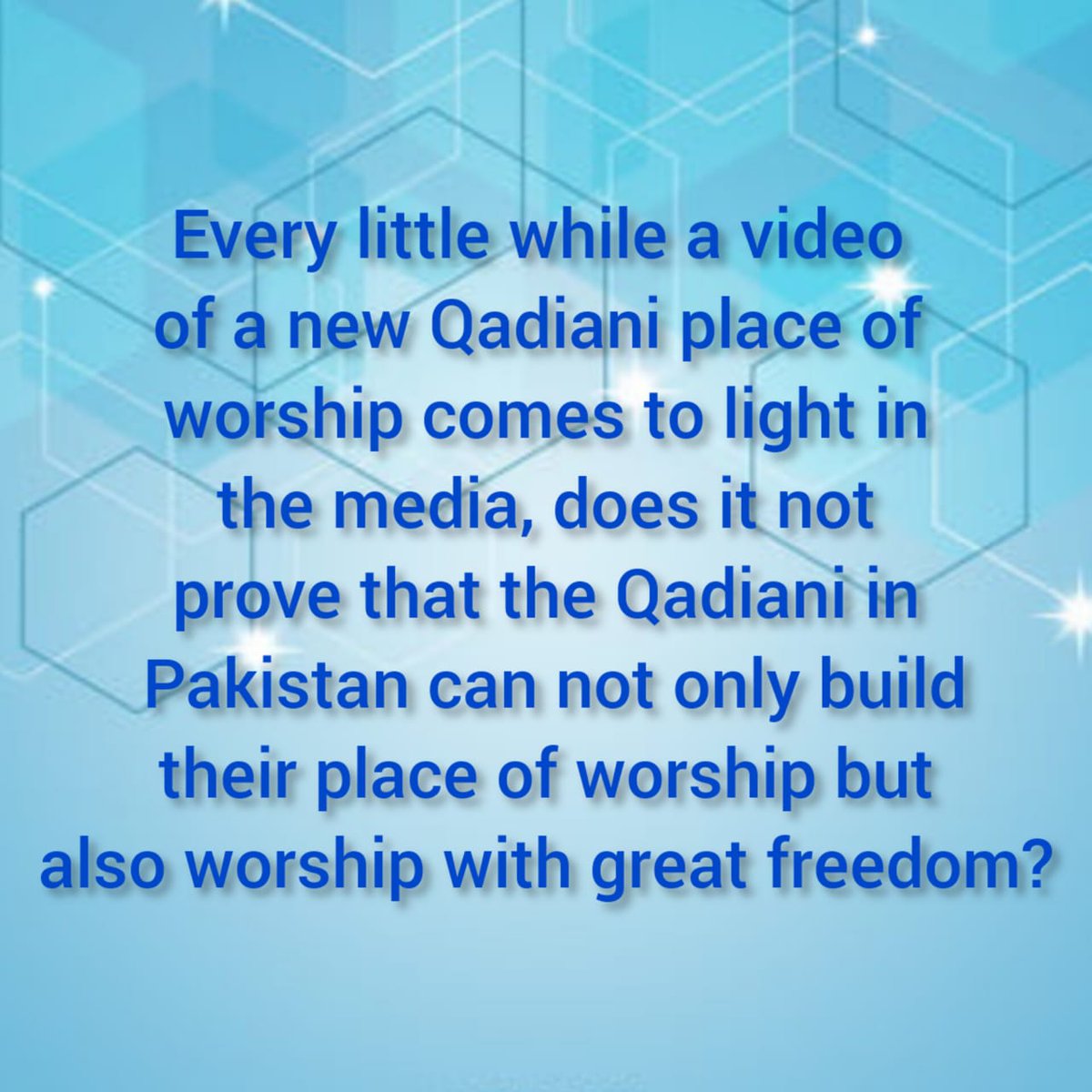 AzadAbeeraazad's tweet photo. Every little  while a video of a new qadiani place 

Deception is NOT a basic right
#قادیانی_آئینی_حیثیت_تسلیم_کریں https://t.co/fV1oq1DbK1