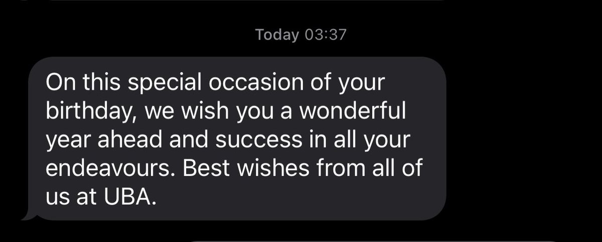 U_jay_U's tweet photo. Thank you @ubagroup y’all are always the first to wish me a happy birthday.

But please o, don’t I qualify for you people to give me money and birthday gifts like a house or a car, I’ve had my account with you people for like 20years o!! 
Somebody should help me tag “T.O.E. biko https://t.co/EfQ7CNEm5I