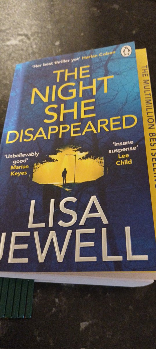 When you have work responsibilities and have to put a book down and really don't want to, it's so hard! 😊 #thenightshedisappeared by @lisajewelluk, this is such a brilliant book!