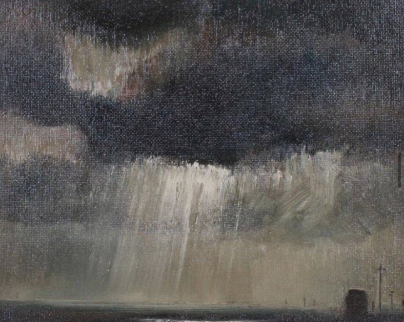 Theodore Major (1908-1999) 
‘Storm' 
35cm x 28cm 
Oil on Board
Private Collection 

#theodoremajor #storm #sky #art #artist #artwork #painter #painting #oilpainting #fineart #modernart #modernbritishart #twentiethcenturyart #northernart #wigan