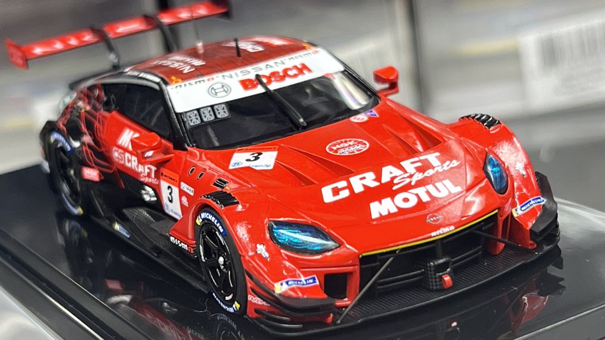 エブロ新製品 1/43スケール CRAFTSPORTS MOTUL Z スーパーGT GT500