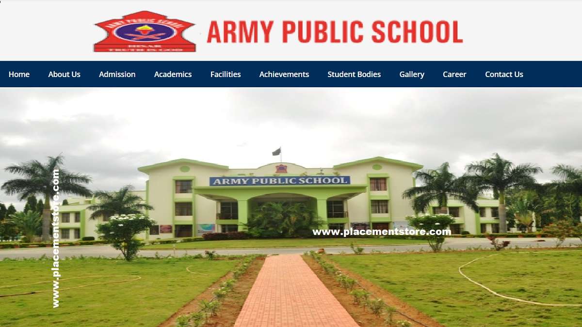 Army Public School Janglot Recruitment 2023 Driver, Group D Post 
#PlacementStore #Driver #Teaching #NonTeaching  
placementstore.com/army-public-sc…