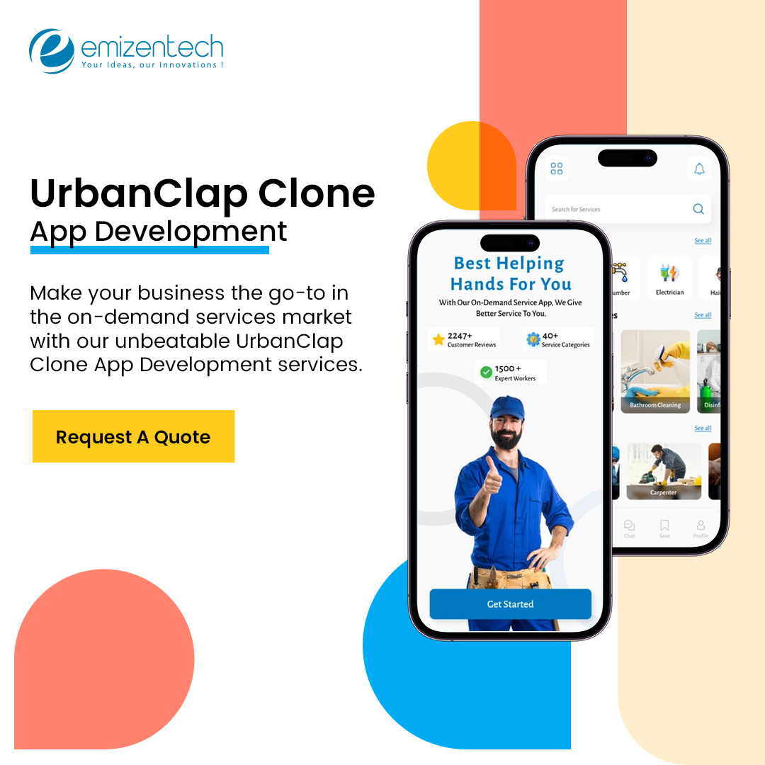 Experience the power of an on-demand service app like never before with EmizenTech's UrbanClap Clone App Development. It's time to outshine your competitors! 

To know more about the landscape, visit our blog emizentech.com/blog/developin…