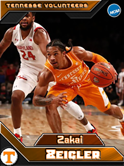 SilverSwoop's tweet photo. @Vol_Hoops @NCAA Been practising my UI/2D art skills so made a card for 1 player on each of the teams I think will make the Final 4. Tennessee and Zach Zeigler are my #1 https://t.co/uLxnWZjrJe