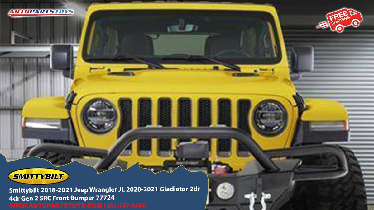 Smittybilt 2018-2021 Jeep Wrangler JL 2020-2021 Gladiator 2dr 4dr Gen 2 SRC Front Bumper 77724
Buy From: AutoPartsToys.com
.
.
.
#OffRoad #4x4 #Adventure #QualityEngineering #OutdoorEnthusiast #JeepJL #JeepWrangler #JeepJT #JeepGladiator #BuiltToLast #SRC #FrontBumper