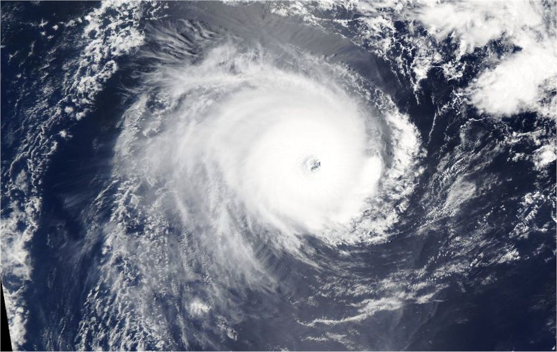 Vue satellite Aqua/Modis @NASA du puissant cyclone tropical #Freddy, équivalent catégorie 4 dans l'Océan Indien ce vendredi. 