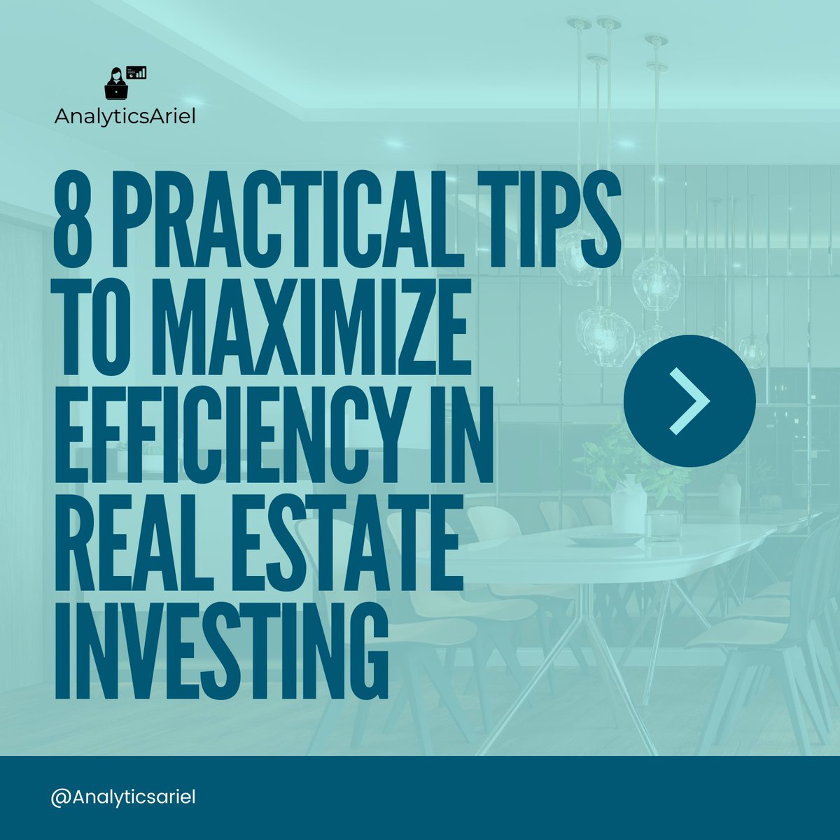 analyticsariel's tweet image. Want to get the most out of your real estate investments? These 8 practical tips will help you do just that! 📈💸 #maximizingefficiency #realestateinvesting