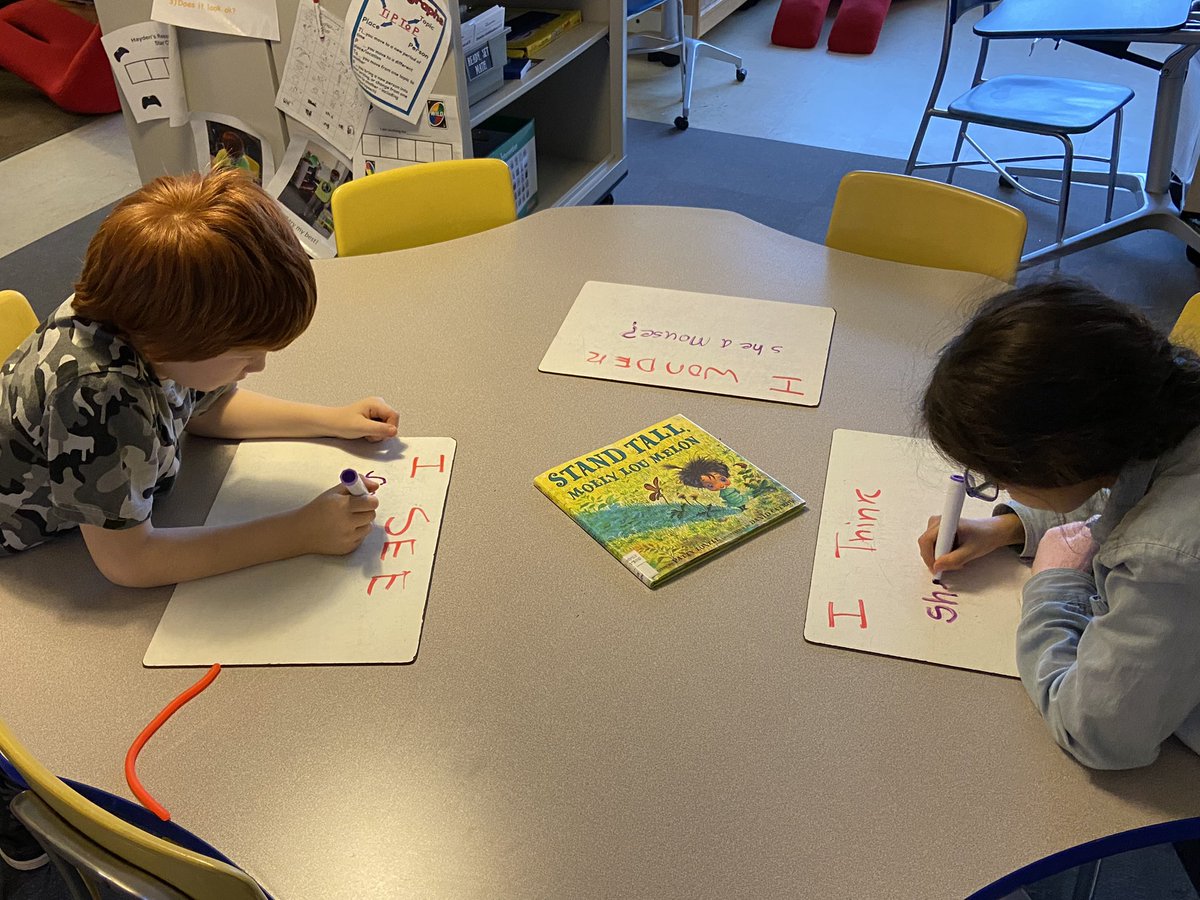 clalko2's tweet image. Students are working hard utilizing Visible Thinking routines to dive into text. @martellmustangs