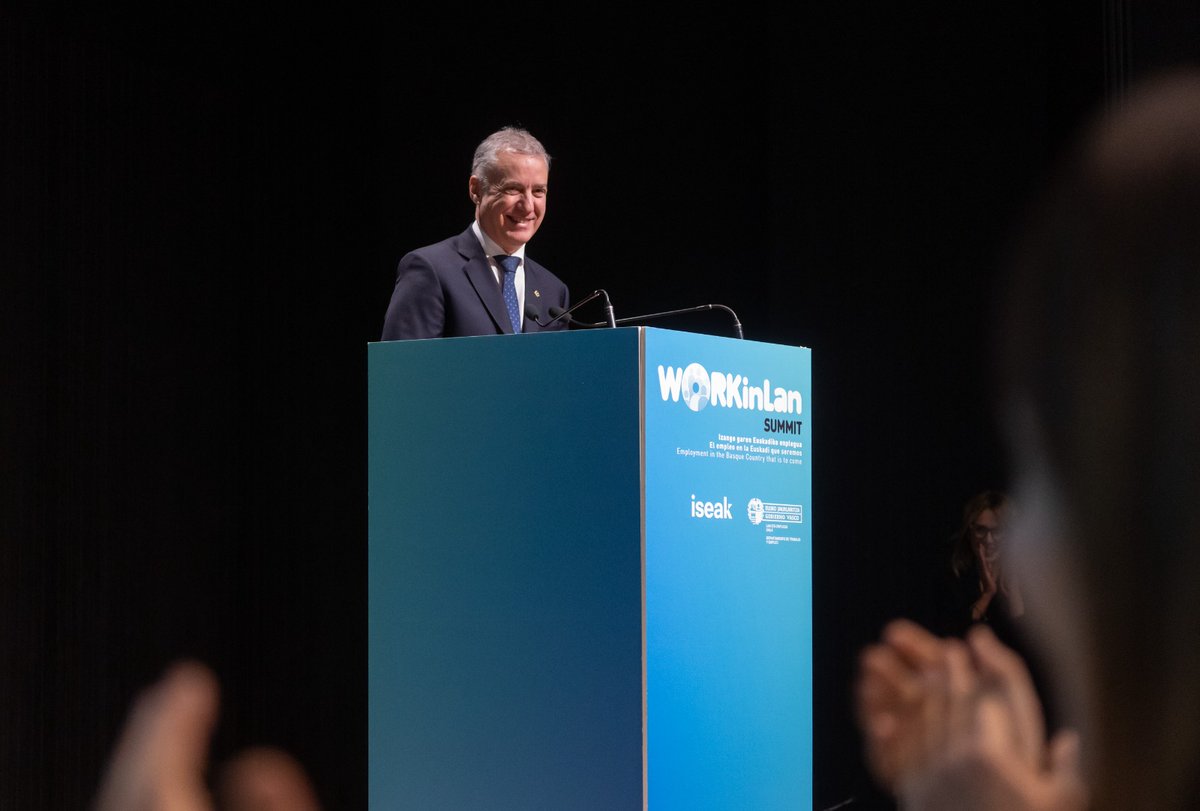 🗣️ Iñigo Urkullu <a href="/Irekia/">IrekiaEJGV</a> 
 
We must adapt policies to respond to the challenges posed by the great digital, energy and demographic transitions in the workplace, with special attention to young people and women.

#empleo #empleodecalidad #empleoEuskadi #WORKinlan