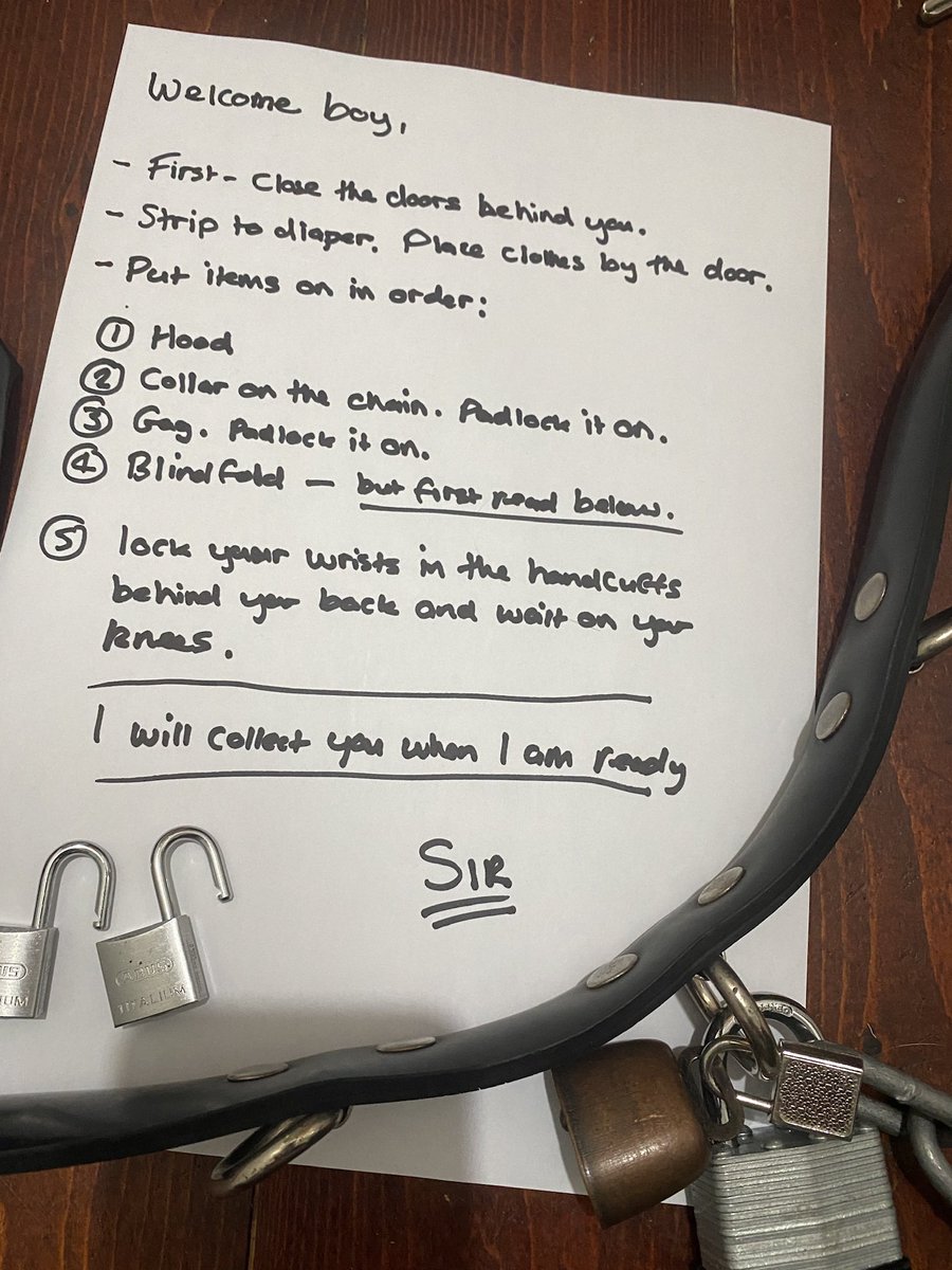 PampEnforcer's tweet image. Instructions await the visiting boy