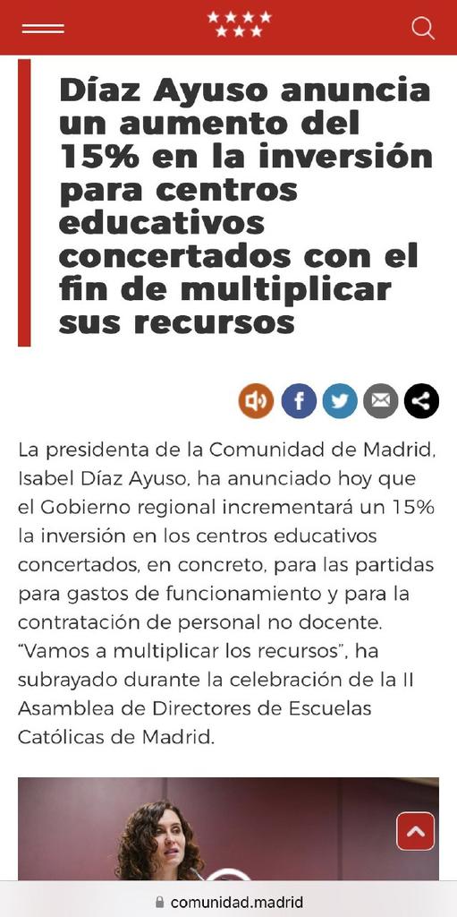 Señores del #PP solo venden humo y ruido!!

No engañan a nadie, el PP invierte en #LaConcertadaNosRoba 

Las madrileñas y los madrileños nos merecemos algo mejor, merecemos una #EducacionPublicaDeCalidad. 

Esto es lo que le interesa al PP la #EducacionPublica de #Parla 👇👇