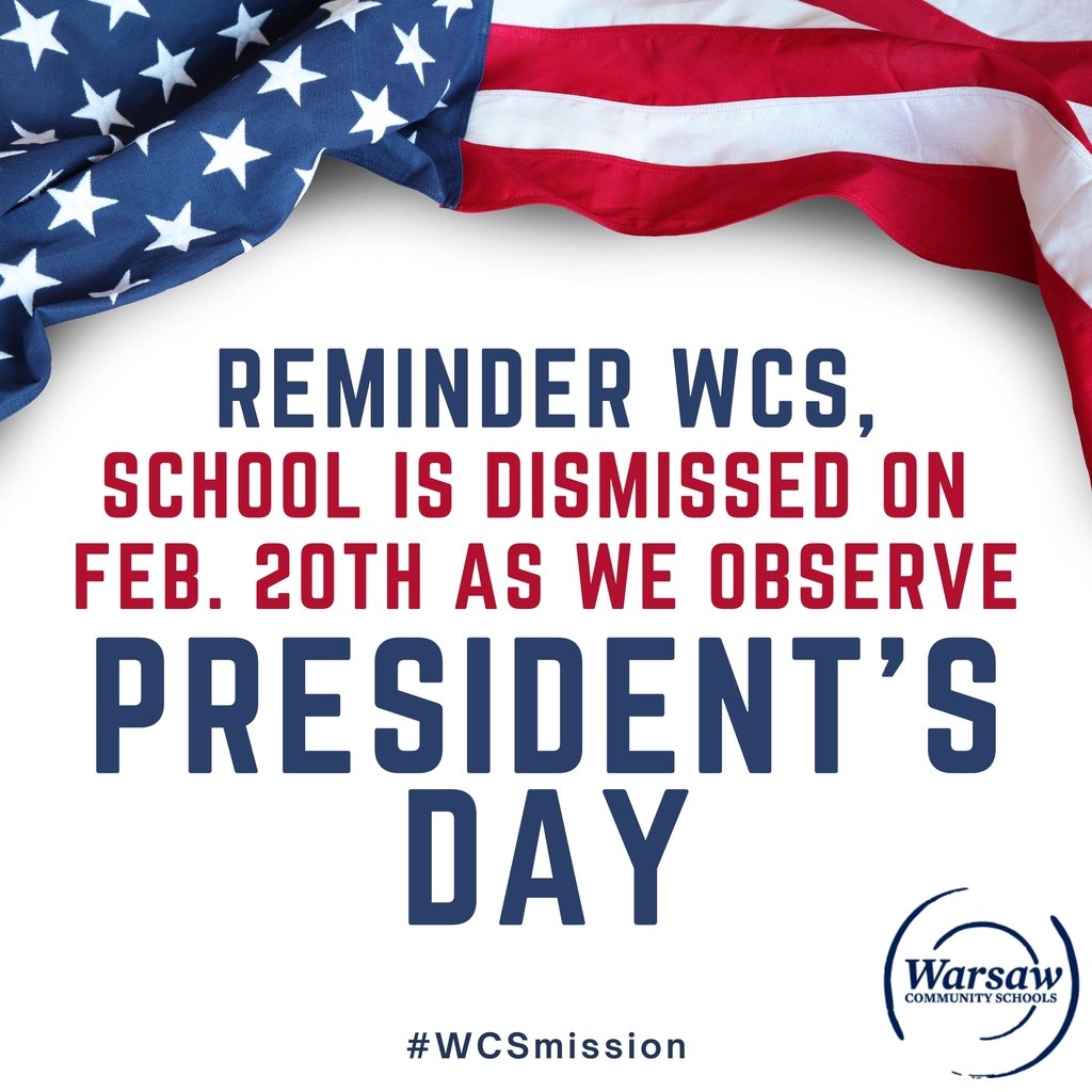 Friendly reminder for our WCS families...