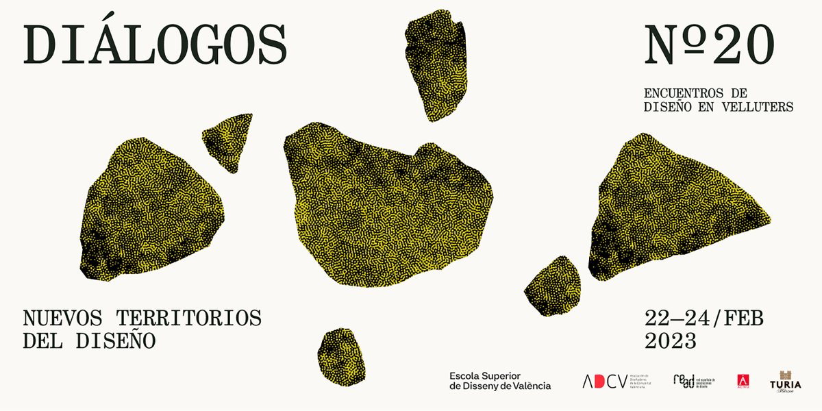 ADCV_com's tweet photo. No os perdáis los #Diálogos2023 de la @EASDvalencia en los que se reflexionará sobre “Los nuevos territorios del #diseño” y que contarán con la participación de representantes y miembros de la #ADCV 🔥
➕INFO 👇
https://t.co/d1KvSpnNpd
#EnCircular #SomADCV #SomosADCV #Disseny https://t.co/S66R74WXUj