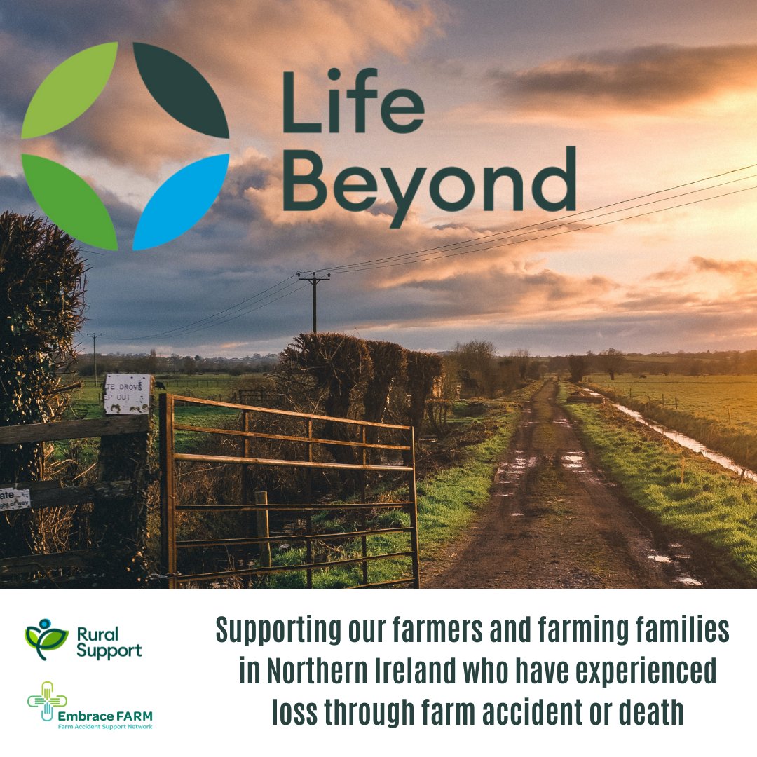 Our Life Beyond Programme provides support for farming families across NI who have experienced loss through farm accident, suicide, unexpected or expected death. 

To access the programme, call our Support Line 
on freephone number is 0800 138 1678.

#RSstrongertogether