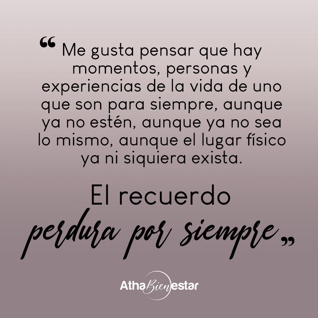 athabienestar's tweet photo. Porque se queda grabado:
En la mirada…
En la sonrisa…
En los gratos pensamientos…
En la satisfacción de haberlo vivido 
Porque ahora ese recuerdo es esencia infinita. https://t.co/tLtIYCGOkG