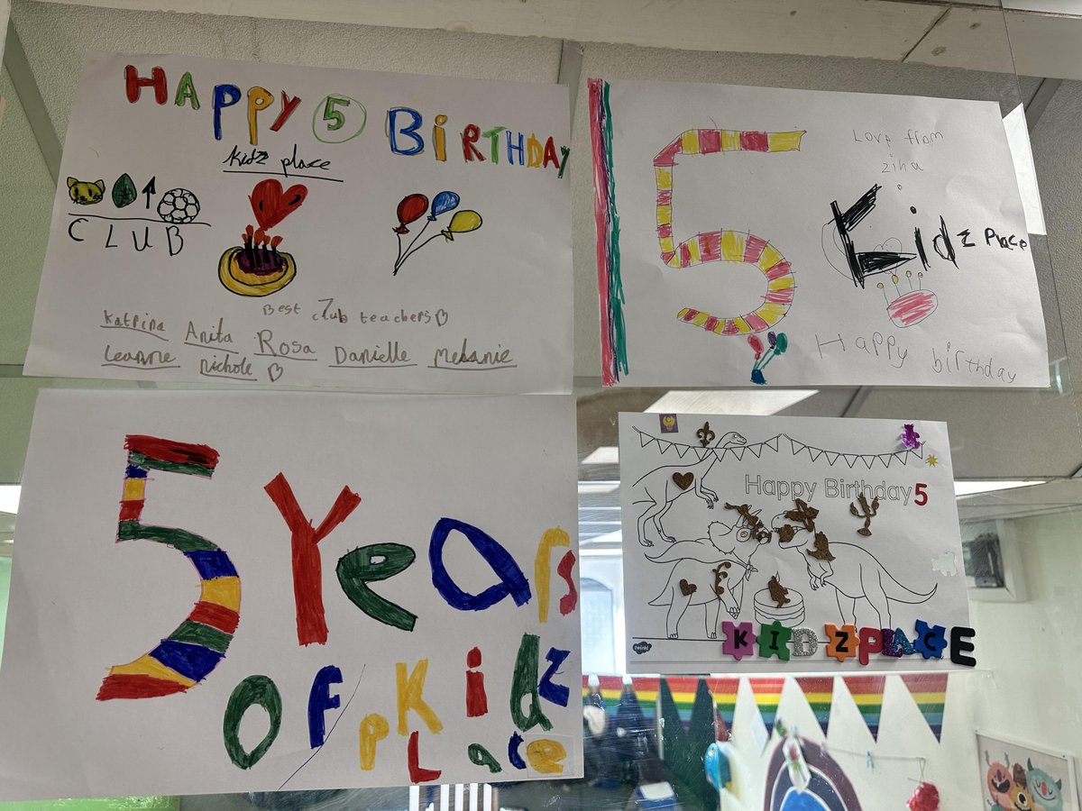 ITS OUR BIRTHDAY! Happy 5th Birthday to Kidz Place! Some of our lovely kids faces wishing us a happy birthday 😊
#happybirthday #kidzplace #5thbirthday
