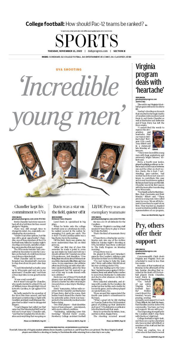 FairfaxJustin's tweet image. My Birthday is today — February 17th. 

.@ImageSports5 Thank you for this powerful message &amp;amp; for your tremendous courage &amp;amp; the gift of your extraordinary son whose life continues to inspire &amp;amp; uplift!

God bless D’Sean, Devin &amp;amp; Lavel.

We will NEVER forget! #UVAStrong #LL41 🔶🔷❤️