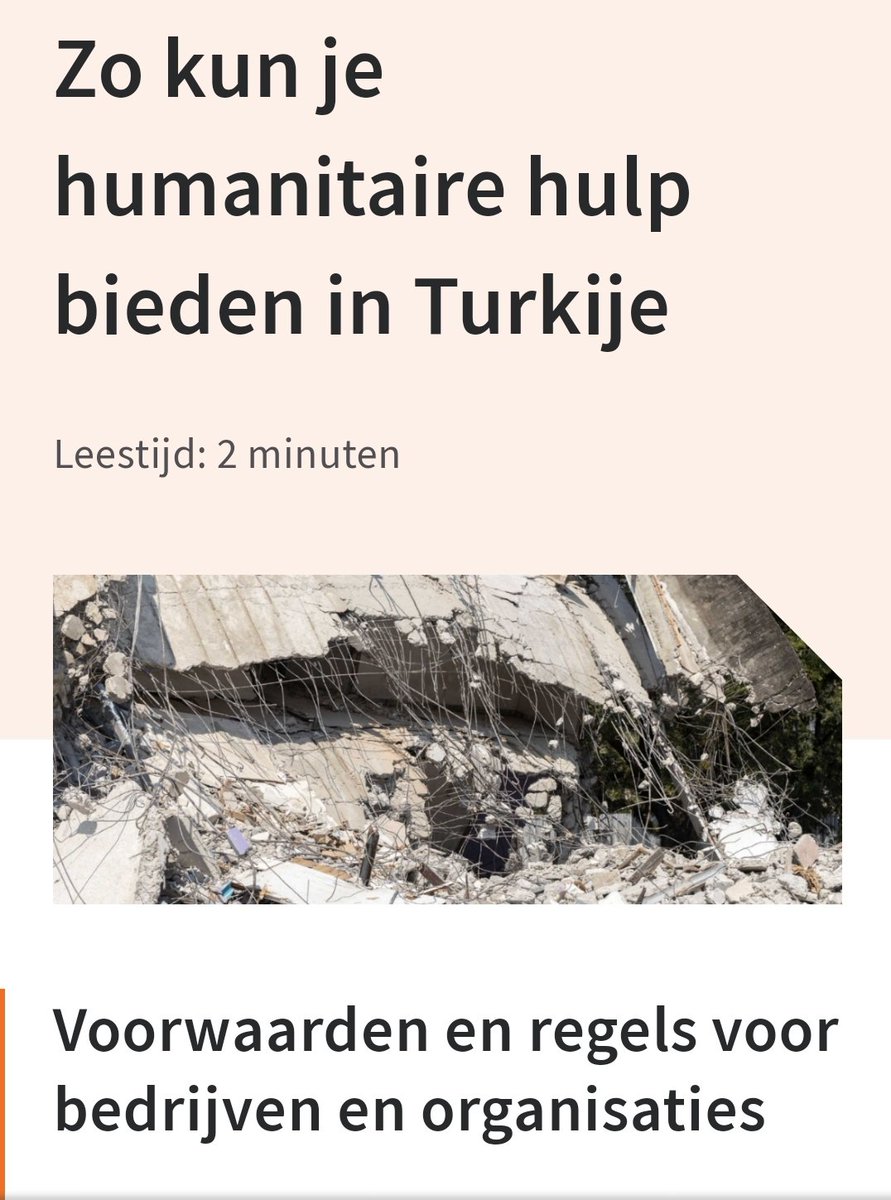 Wil je met jouw bedrijf of organisatie ook humanitaire hulp bieden? Hieronder lees je aan welke voorwaarden en regels je moet voldoen.
evofenedex.nl/actualiteiten/…