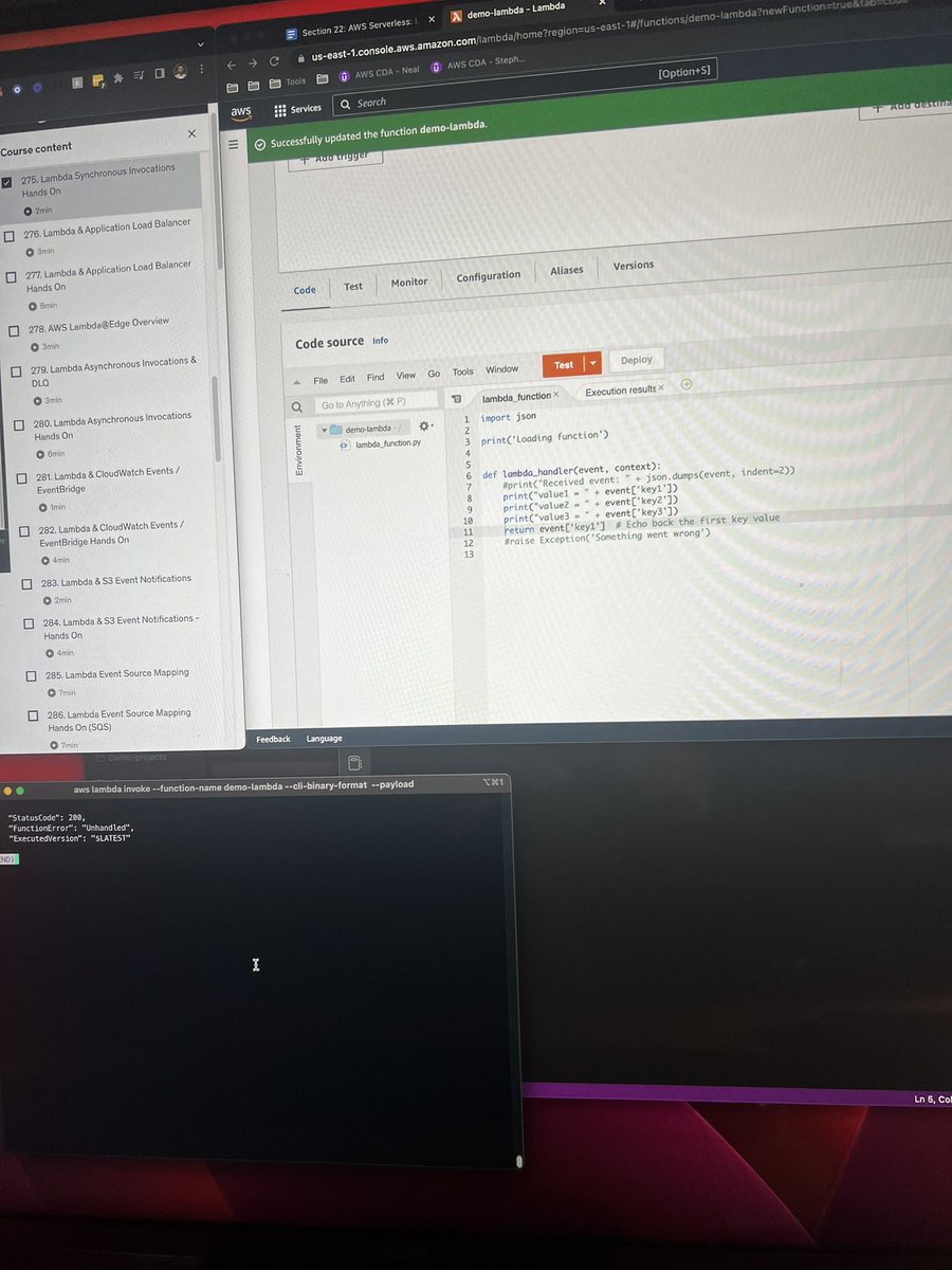 byronintech's tweet image. ☀️😁 Happy Friday!

#AWSDeveloper #AWSLambda #AWSCLI #CloudEngineer