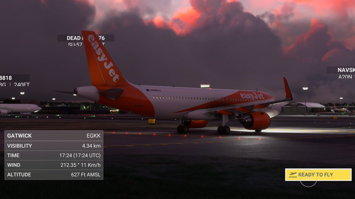 A quick pre-flight check, out of LGW later today in search for an early spring break 😉 Anyone else on Microsoft Flight Simulator? #xbox #FlyingFriday #spring